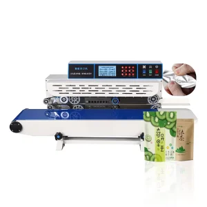TEPPS 180T Table Top Gear Driven Heat Sealing Machine for Film Pouch Bag Sealing in Food & Chemical Applications