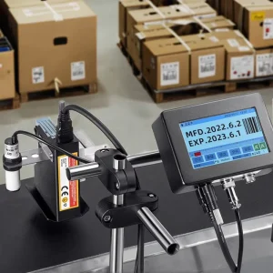 TIJ Ink Jet Printer Batch Code Date Printing Machine for Bottle Pipe Cable Plastic Bag