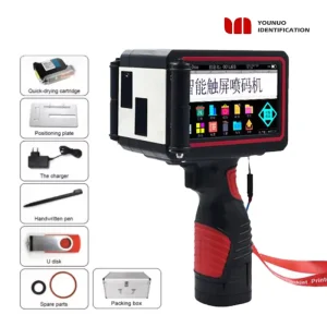 TIJ Metal QR Code Handheld Inkjet Printer Wood Printing Portable Inkjet Factory Direct Metal QR Code