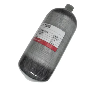TXCGS0250 High Pressure 2.5L 4500psi 300bar PCP Gas Cylinder with 5.8mm Wall Thickness for Shooting