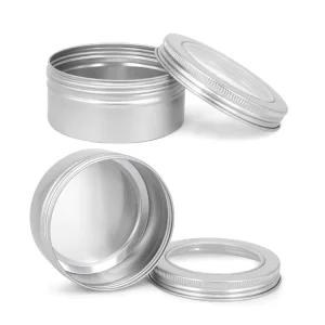 Tea Tin Canister Manufacturers Supply Colorful Aluminum Tins and Jars for Lip Balm and Candle Packaging