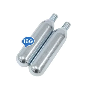 Threaded Steel CO2 Cartridge 16g/20g/24g/25g/38g Mini Gas Tank Cylinder for Bike Tire Inflation