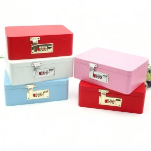 Tin Box with Password Lock Custom Tinplate Metal Container for Green Tea Packaging