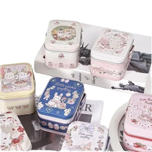 Tin Lunch Box With Handle for Kids, Candy, and Cookies OEM Manufacturer