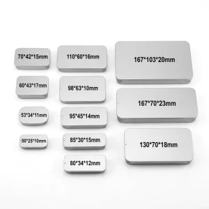 TinWonder Custom Slender Rectangle Tinplate Slide Box with Sliding Lid for 50ml Candy & Pills Food Grade Packaging