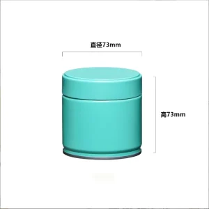 Tinplate Cylinder Metal Cans for Craft Use with Crown Cap and Silk Screen Printing