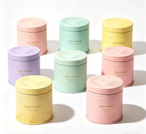Tinplate Matcha Tea Canister Manufacturer Custom Logo Metal Tin With Inner Lid for Food Powder Packaging