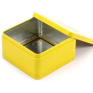 Tinplate Metal Keepsake Box for Snacks, Candy, and Jelly