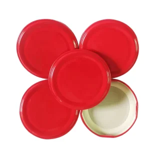 Tinplate Screw-On Caps (30mm/38mm/42mm/53mm/63mm/66mm/70mm/82mm/110mm) Non-Spill Food Grade for Lotions Essential Oil Bottles