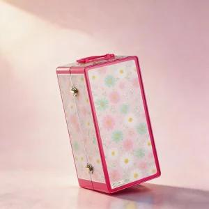 Toys Rectangular Tinplate Box Empty Reusable Metal Container for Children