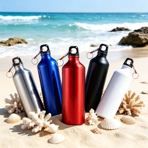 Travel Sports Water Bottle Metal Aluminum Eco Friendly and Recyclable 600ml 750ml Food Grade Aluminum Bottle