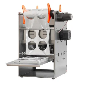 Tray Sealer Vacuum Machine for Carton Can Paper and Wood Packaging for Bowl and Cup Packing