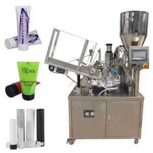 Tube Filling Sealing Machine Automatic High Speed Aluminum Plastic Soft Tubes Packaging Machine for Lotion Eyes Cream