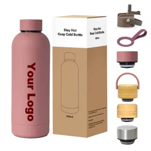 Tumbler Cups 500ml Thermal Double Wall Stainless Steel Sport Water Bottle with Custom logo