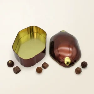 Tuttle Shaped Recycled Material Metal Tinplate Food Package Can for Chewing Gum Candy Cookies and Pet Food