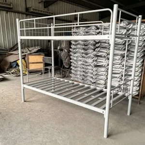 Twin Over Twin Detachable Bunk Bed with Storage Industrial Design Metal Frame Base for Boys Girls Kids Teens Bedroom