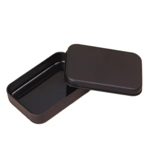 Two-Piece Customizable Rectangular Tin Box Factory Custom Printing Metal Packaging for Earphones and Mechanical Parts
