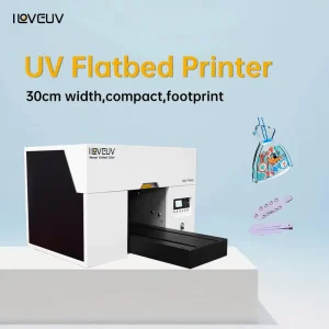UV Sticker Flatbed and Roll-to-Roll Printer with I3200 Printhead for Badges Nameplates and Cards