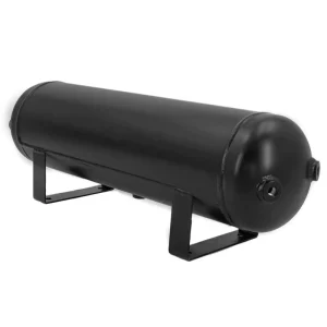 Universal 4 Gallon Black Aluminum Air Suspension Gas Tank 1/4 NPT Hole