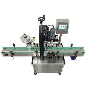 Universal 4-Wheel Servo Capping Machine for Round, Pump, Spray and Duckbill Caps, Linear Screw Capper
