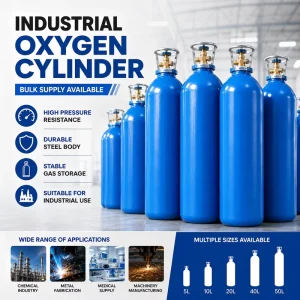 Used High-Pressure Industrial Oxygen Gas Cylinders 10L 40L 50L