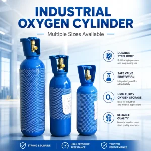 Used High-Pressure Oxygen Cylinders 8L 10L 40L 50L Steel Tank for Industrial Gas Supply