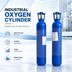 Used Seamless Steel Oxygen Cylinder 2L-50L 200bar with Valve for Gas Cutting and Industrial Applications