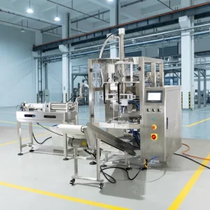VFFS Automatic Liquid Packing Machine for Sauce Juice Honey Milk Water Oil Detergent VFFS Pouch Filling Sealing Machine Factory