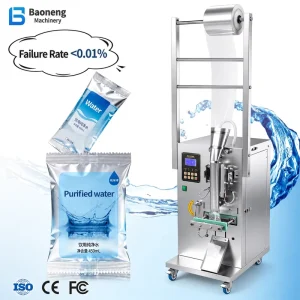 VFFS Liquid Pouch Machine for Packaging and Filling Sealing Purified Water Small Sachet Equipment