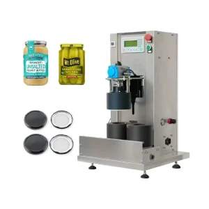 Vacuum Capping Sealing Machine Small Vacuum Capping Machine for Bottle and Can Packaging Glass Jar Cap Sealing Machines