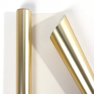 Vacuum Metallized Aluminum-Coated Paper Roll High-Gloss Recyclable Heat-Sealable Packaging Material for Food and Tobacco