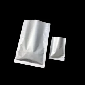 Vacuum Sealable Moisture Proof VMPET Metallic Foil 3-Side Seal Pouch for Coffee Beans