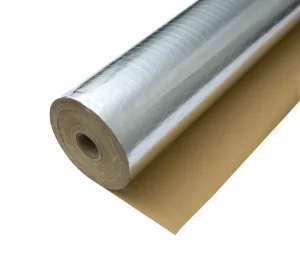 Vapor Barrier Foil Double Sided Aluminium Foil 120gsm