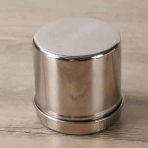 Various sized Stainless Steel 201 Round Cans, Metal Storage Cans, Food-grade Stainless Steel Containers with sealed Lids