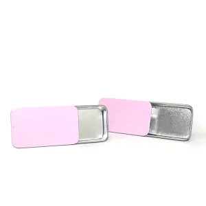 Versatile Pink Slider Metal Box High Quality Professional Grade Tool Parts Organizer Miniature Storage Bin Lid