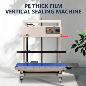 Vertical Band Sealer with Heavy-Duty Steel Frame for Industrial Factory Packaging