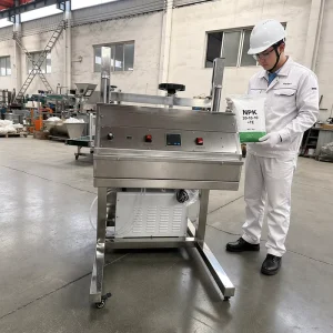 Vertical Continuous Semi-Automatic Electric Induction Sealing Machine for Bags 304 Stainless Steel CW-3000 Industrial Chiller
