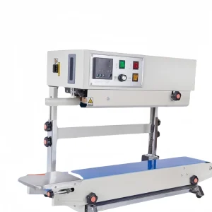 Vertical Heat Sealing Machine for Stand-Up Pouches, Aluminum Foil, PP, PE, Food Bags, and Zipper Bags