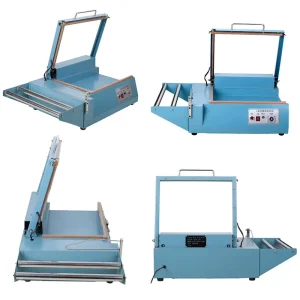 WL-380 Manual L-Type Sealer Automatic Heat Shrink POF Film Sealing Machine with Cutting Function