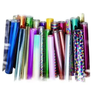 Washable Hot Stamping Textile Metallic Transfer Foil for Fabric