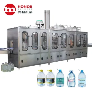 Water filling line 4 6 8 10 liters water bottle filling capping machine 500bph and 900bph Easy To Operate