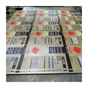 Waterproof Metal Sheet Printing Smooth Electrolytic Tinplate Sheet