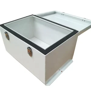 Waterproof White Powder Coated Custom Metal Aluminum Box for Equipment or Tools Storage