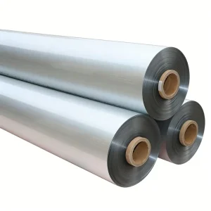 Waterproofing Laminating Metal Foil Tape AL+PET Jumbo Roll 0.018-0.1mm Thickness 5-1500mm Width for Roofing