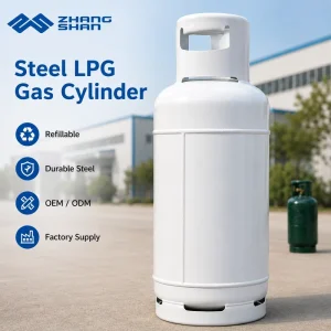 Welded Hot-Dip Galvanized 50kg Refillable Recyclable Seamless Steel LPG Gas Cylinder
