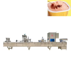 Wet Food Cup Filling and Sealing Machine for Cat Food Aluminum Cups