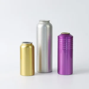 White Aluminum Screw Lid Aerosol Spray Can BOV for Perfume and Cosmetic Lotion Bottles 100ml 600ml