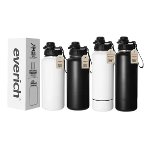 Wide Mouth 32oz Stainless Steel Water Bottle Sports Water Bottle Vacuum Insulated Water Bottles With Locking Lid