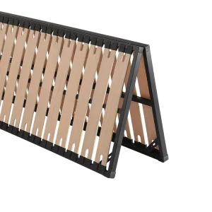 Wooden Folding Design Double Size Bedroom Furniture Metal Frame Folding Bed Frame