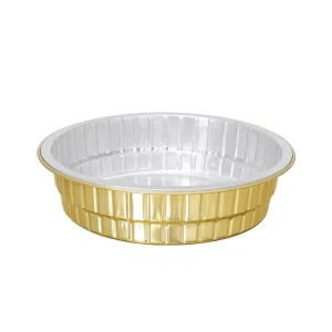 Y180-870 PP Aluminum Foil Container Disposable Thickened Golden Takeout Steamed Egg Food Grade 870ml Sealed